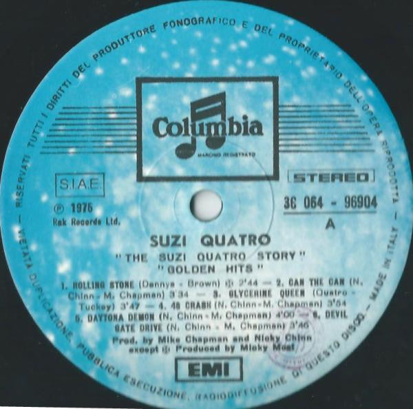 Suzi Quatro : The Suzi Quatro Story - Golden Hits (LP, Comp, Gat)