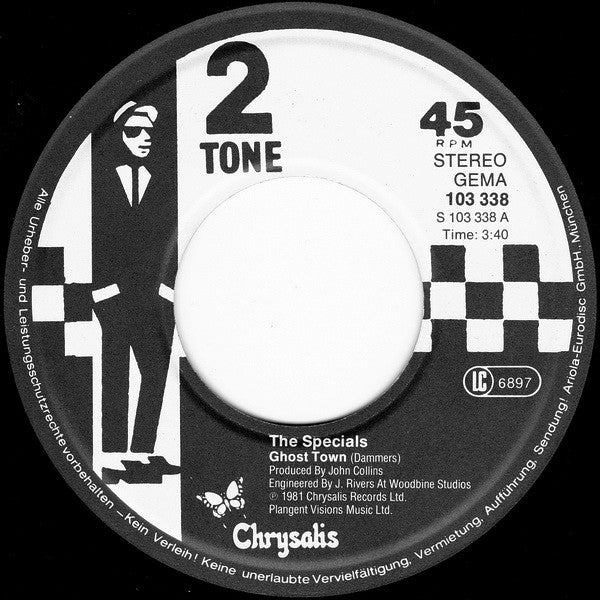 The Specials : Ghost Town / Why? (7", Single)