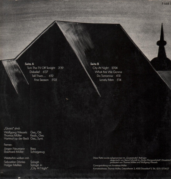 Quarz (3) : City At Night (LP)