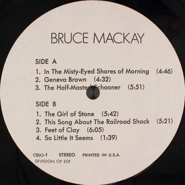 Bruce Mackay* : Bruce Mackay (LP, Album)