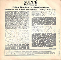 Franz von Suppé / Orchester Der Wiener Staatsoper - Leitung: Walter Goehr : Berühmte Ouvertüren - Leichte Kavallerie / Banditenstreiche (7")