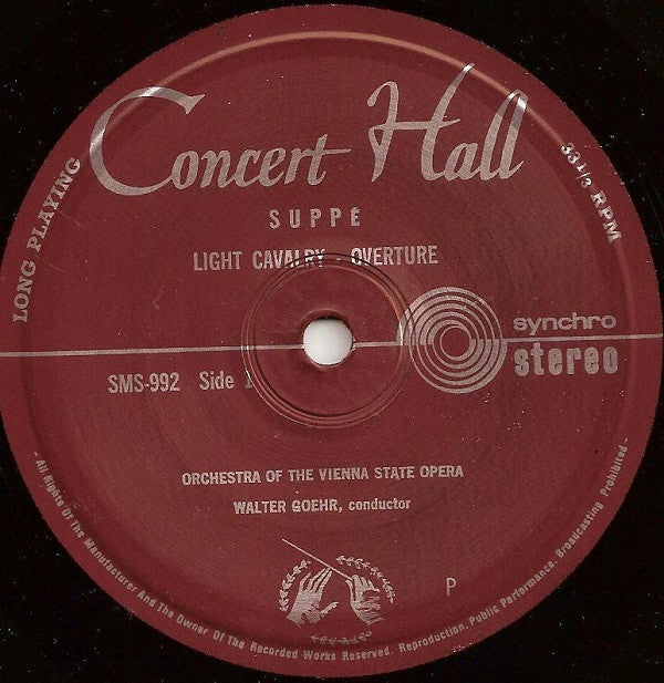 Franz von Suppé / Orchester Der Wiener Staatsoper - Leitung: Walter Goehr : Berühmte Ouvertüren - Leichte Kavallerie / Banditenstreiche (7")