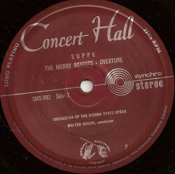 Franz von Suppé / Orchester Der Wiener Staatsoper - Leitung: Walter Goehr : Berühmte Ouvertüren - Leichte Kavallerie / Banditenstreiche (7")