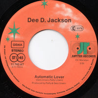 Dee D. Jackson : Automatic Lover (7", Single)
