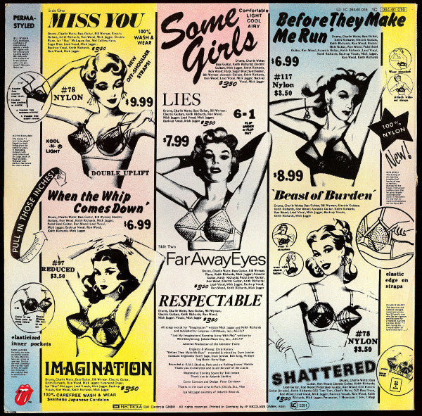 The Rolling Stones : Some Girls (LP, Album, Blu)