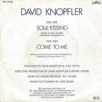 David Knopfler : Soul Kissing (7", Single)