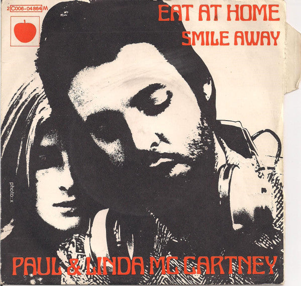 Paul & Linda McCartney : Eat At Home (7", Single, Mono)