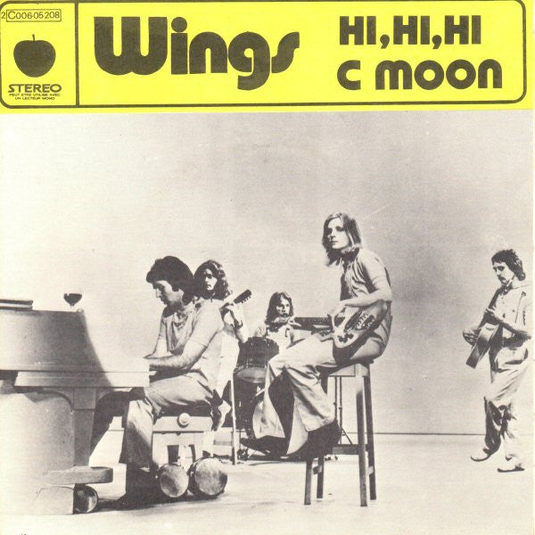 Wings (2) : Hi, Hi, Hi / C Moon (7", Single)