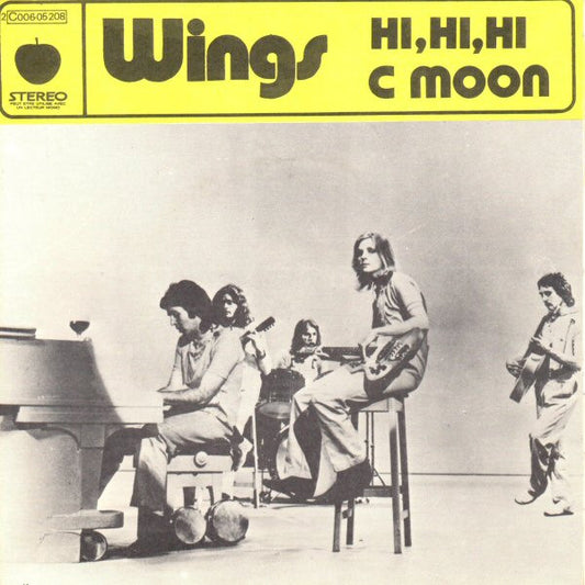 Wings (2) : Hi, Hi, Hi / C Moon (7", Single)