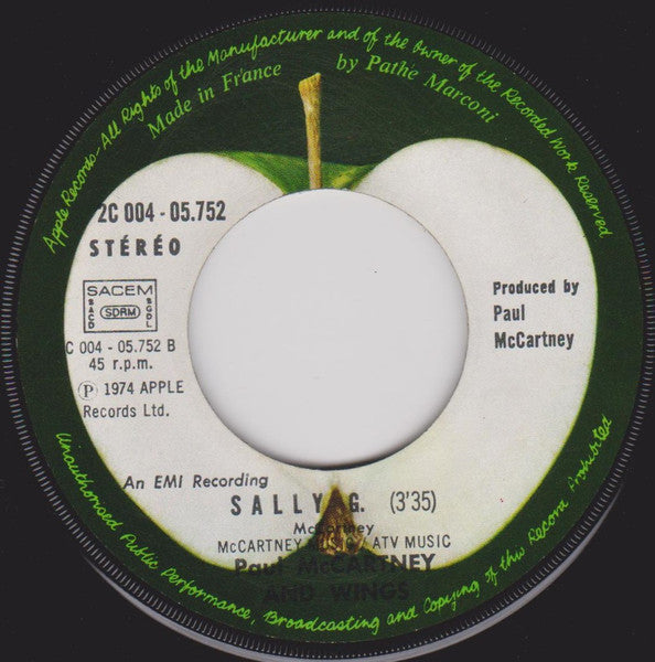 Paul McCartney & Wings* : Junior's Farm (7", Single)