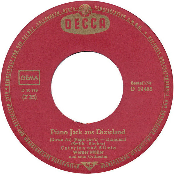 Caterina Valente Und Silvio Francesco* : Ahoi-Slop (7", Single)