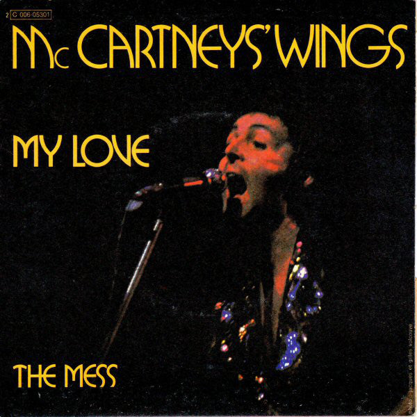 McCartney's Wings* : My Love (7", Single)
