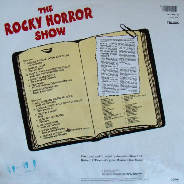 Various : The Rocky Horror Show (LP, Album)