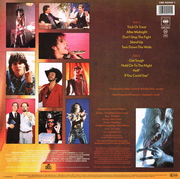 Fastway (2) : Trick Or Treat (Original Music Score) (LP, Album)