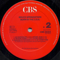 Bruce Springsteen : Born In The U.S.A. (LP, Album, RE, RP, Red)