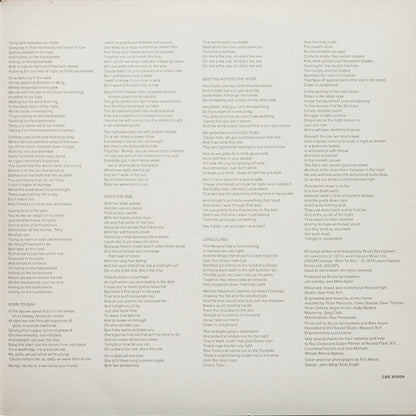 Bruce Springsteen : Born To Run (LP, Album, Gat)