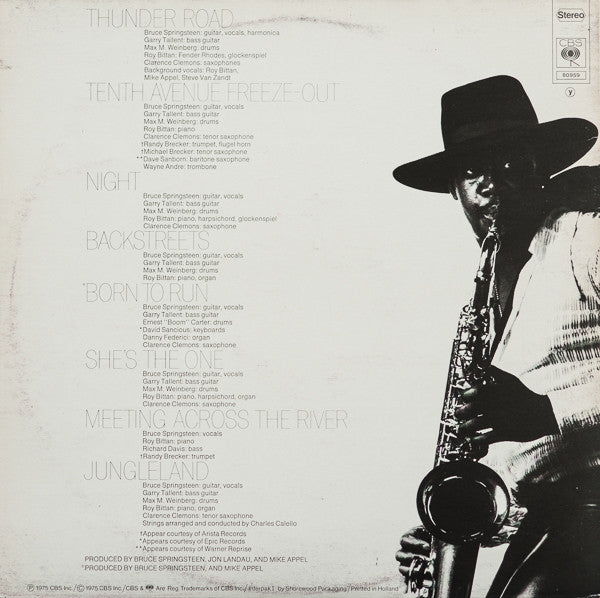 Bruce Springsteen : Born To Run (LP, Album, Gat)