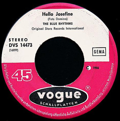 The Blue Rhythms : So-La-La - Ha-Ha-Ha (7", Single)