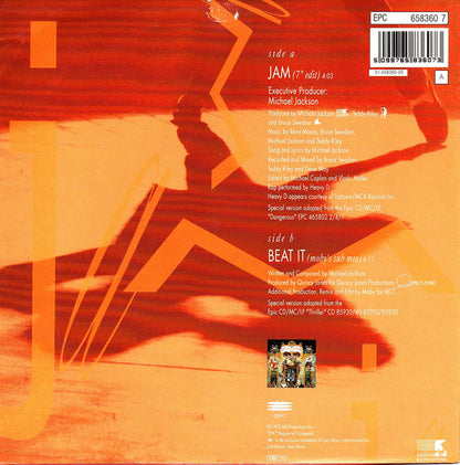 Michael Jackson : Jam (7", Single)