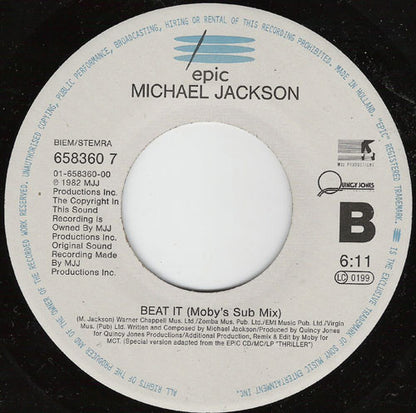 Michael Jackson : Jam (7", Single)