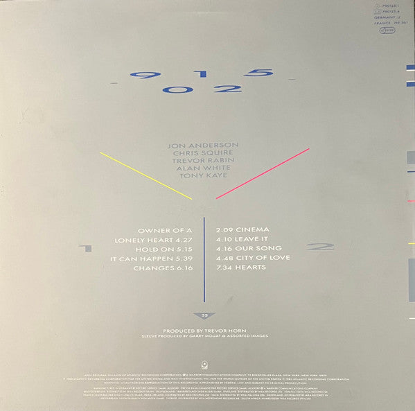 Yes : 90125 (LP, Album)