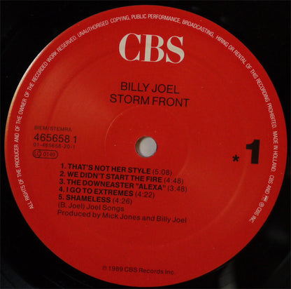 Billy Joel : Storm Front (LP, Album)