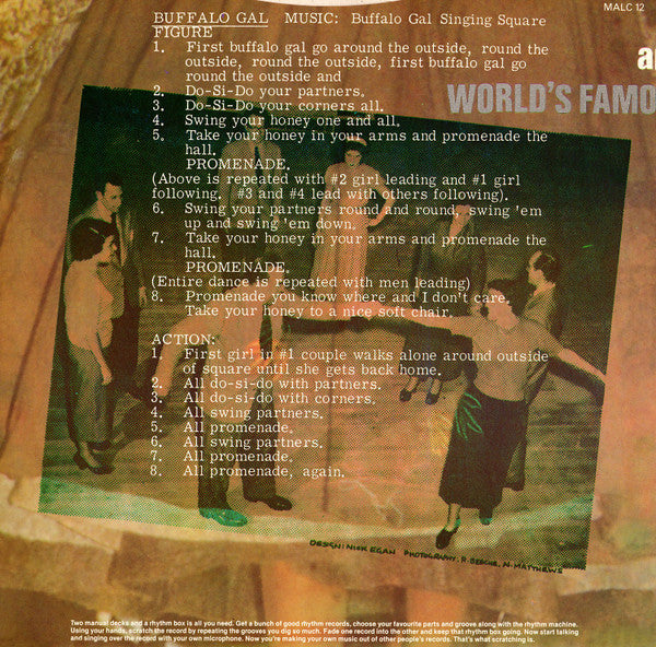 Malcolm McLaren And The World's Famous Supreme Team* : Buffalo Gals - Special Stereo Scratch Mix (12")