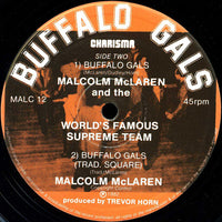Malcolm McLaren And The World's Famous Supreme Team* : Buffalo Gals - Special Stereo Scratch Mix (12")