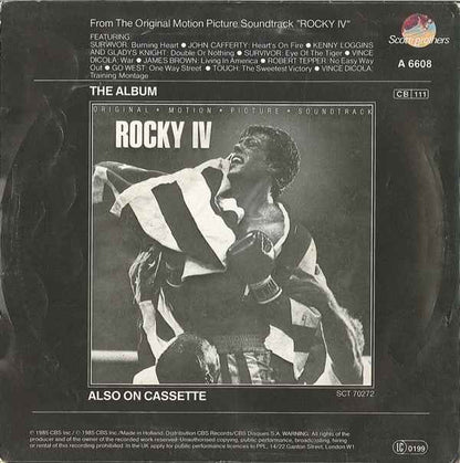 Survivor : Burning Heart (7", Single)