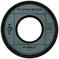 The Walker Brothers : No Regrets (7", Single)