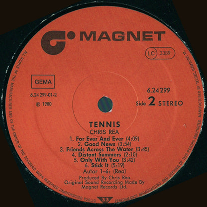 Chris Rea : Tennis (LP, Album)