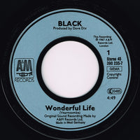 Black (2) : Wonderful Life (7", Single)
