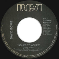 David Bowie : Ashes To Ashes (7", Single)