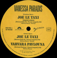 Vanessa Paradis : Joe Le Taxi (12", Maxi)