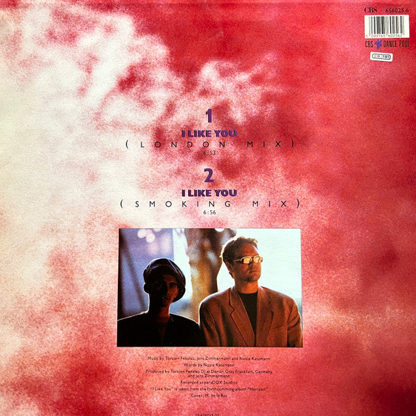Culture Beat Featuring Lana E. And Jay Supreme : I Like You (12", Maxi)