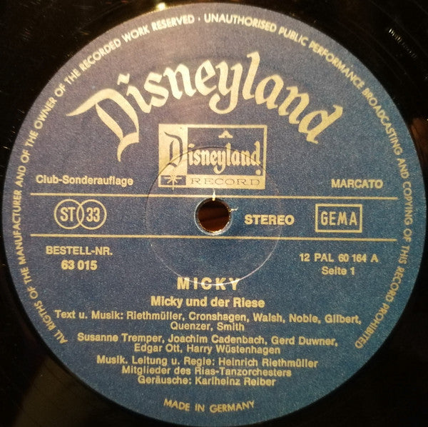 Various : Micky (2xLP, Comp, Club, RE, S/Edition)