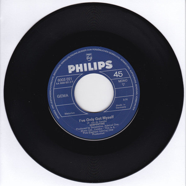Serpentine (2) : Powerful Jim (7", Single, Mono)