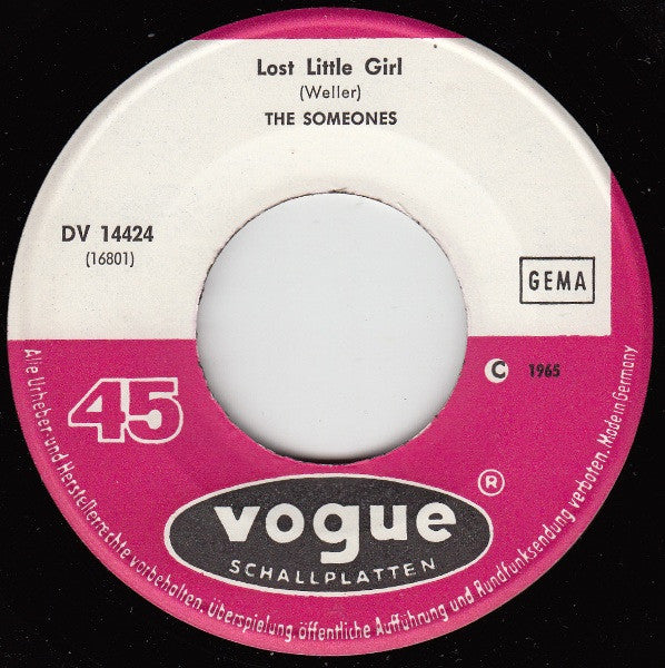 The Someones* : Hang On Sloopy (7", Single)