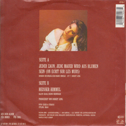 Nicole (2) : Jeder Zaun, Jede Mauer Wird Aus Blumen Sein (7", Single)