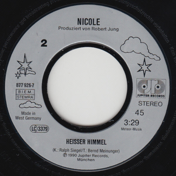 Nicole (2) : Jeder Zaun, Jede Mauer Wird Aus Blumen Sein (7", Single)