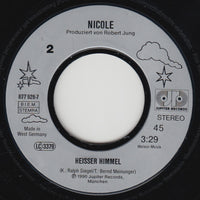 Nicole (2) : Jeder Zaun, Jede Mauer Wird Aus Blumen Sein (7", Single)