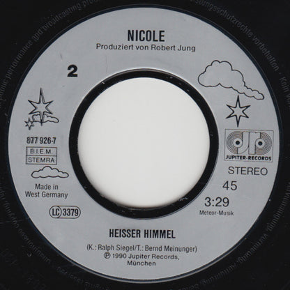 Nicole (2) : Jeder Zaun, Jede Mauer Wird Aus Blumen Sein (7", Single)