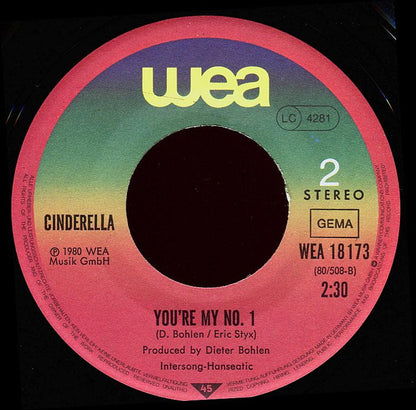 Cinderella (9) : Mr. Pharao (7", Single)
