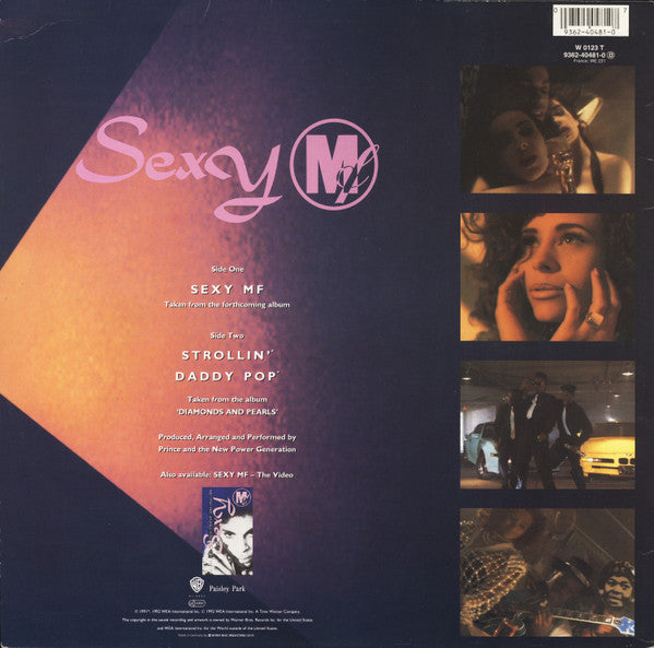 Prince And The New Power Generation : Sexy MF (12", Single)