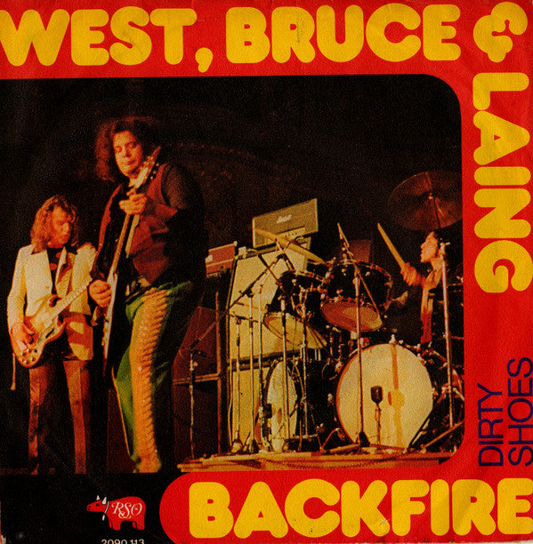 West, Bruce & Laing : Backfire (7", Single)
