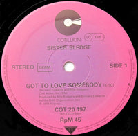 Sister Sledge : Got To Love Somebody (12", Maxi, Ltd)