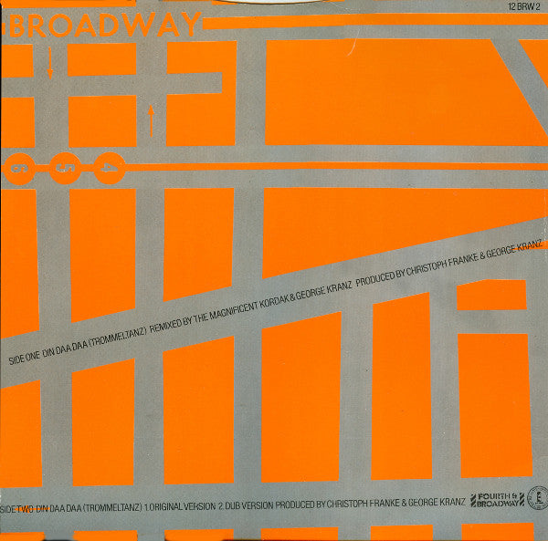 George Kranz : Din Daa Daa (Trommeltanz) (12")