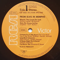 Elvis Presley : From Elvis In Memphis (LP, Album, RE, RP)
