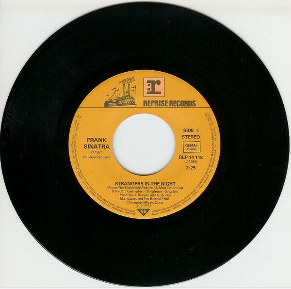 Frank Sinatra : Strangers In The Night / My Way (7", Single, RE)