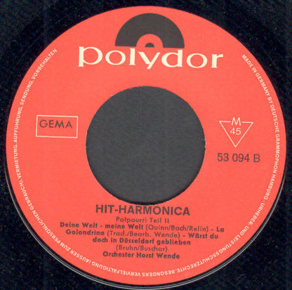Horst Wende : Hit Harmonika (7", Single, Mono)